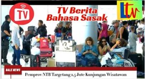 Pemprov NTB Targetang 2,5 Jute Wisatawan Tahun 2024